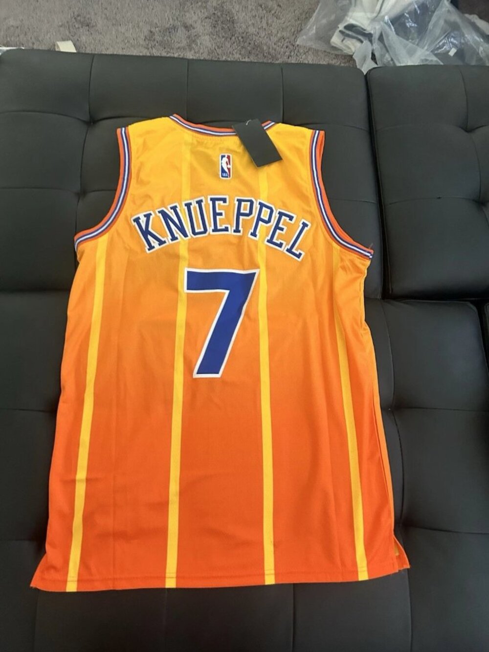 Kon Knueppel Orange Stitched Jersey